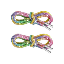 Load image into Gallery viewer, Rainbow Bling Laces
