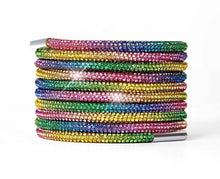Load image into Gallery viewer, Rainbow Bling Laces
