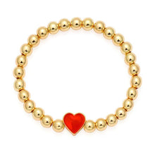Load image into Gallery viewer, Bossari Heart Bead Bracelet
