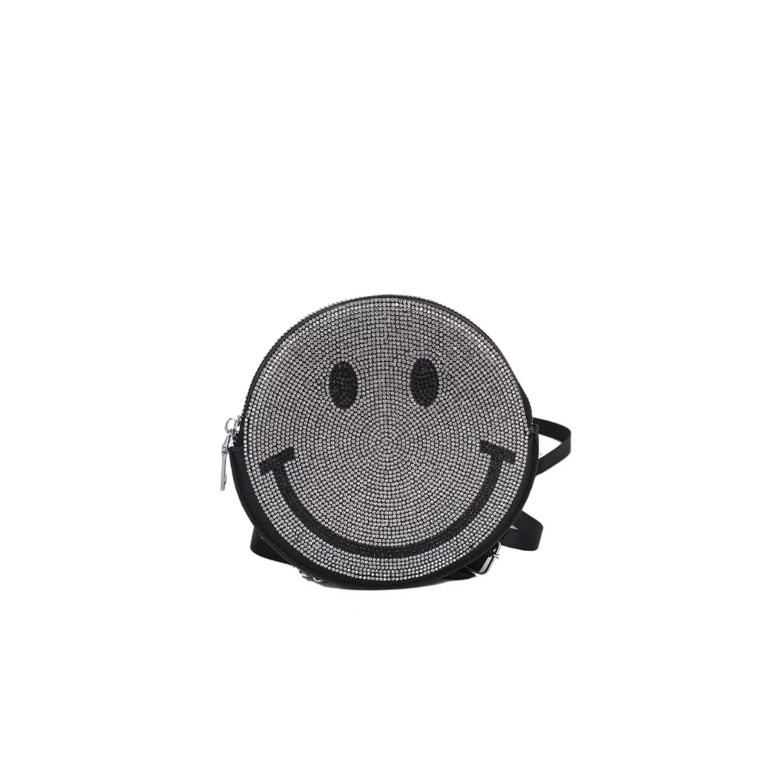 Smiley Face Crochet Bag, Crochet Granny Square Bag, Happiest - Inspire  Uplift