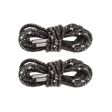Load image into Gallery viewer, Black Bling Laces
